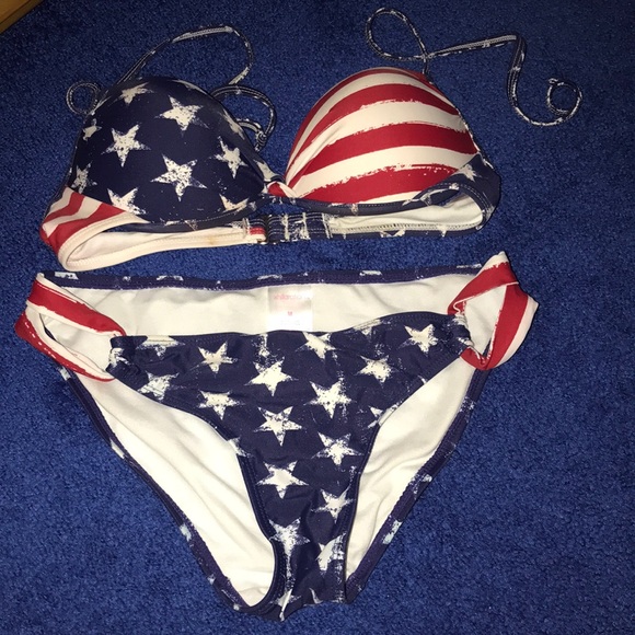 Xhilaration Other - American Flag Bikini